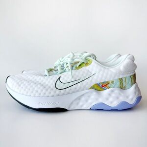 Nike Renew Ride 3 Premium Road Running Sneakers Womens Size 9 Shoes White Green
